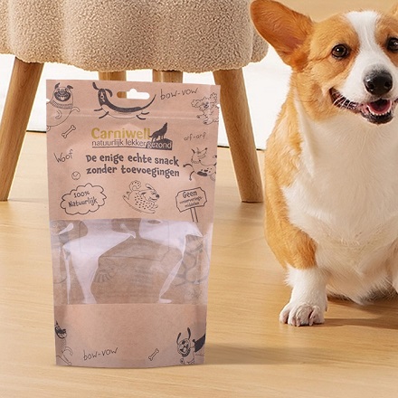 bolsa de comida de papel kraft para mascotas (14)
