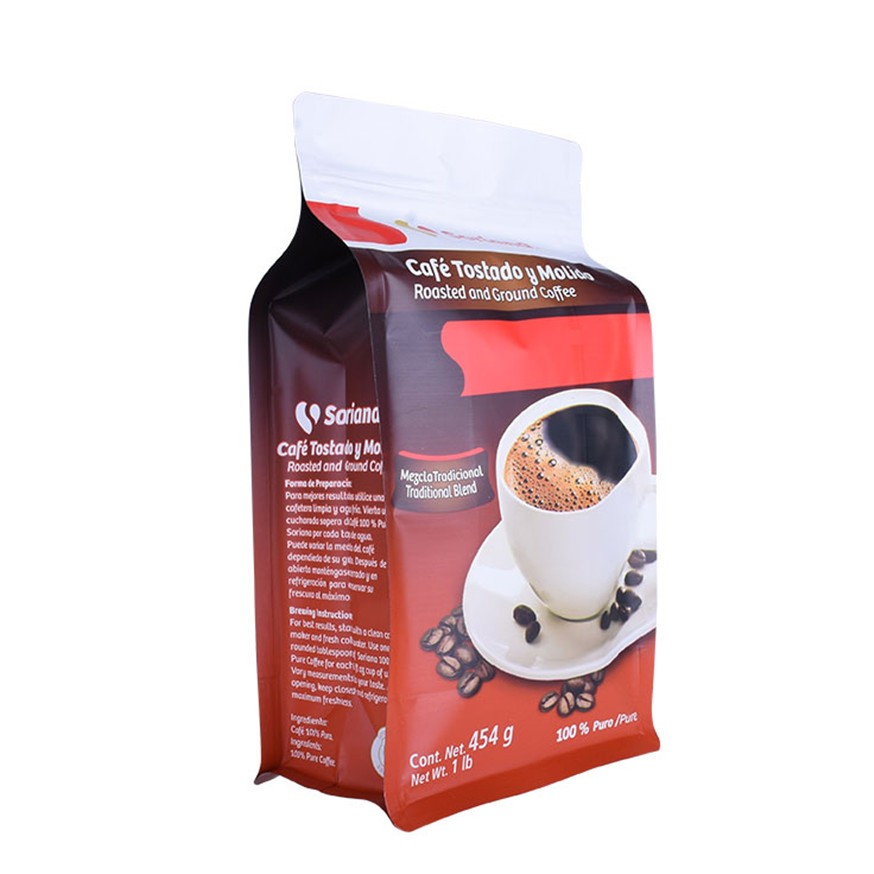 Coffee Pouch Packaging Spot Gloss With Matte