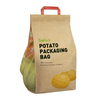 Gravure Printing Green Veggies And Fruit Packing Paper Compostable Vegetable Bags with Handle And Window