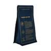 Certified Home Compostable Flat Bottom Kraft Brown Paper Coffee Bags with Valve Wholesale