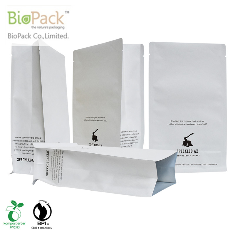 Zero waste New Recyclable Coffee bags paper coated with plantbase