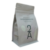 Wholesale Customized Printed Compostable 250g 12oz Box Bottom Coffee Bag Biodegradable Pouch With Valve