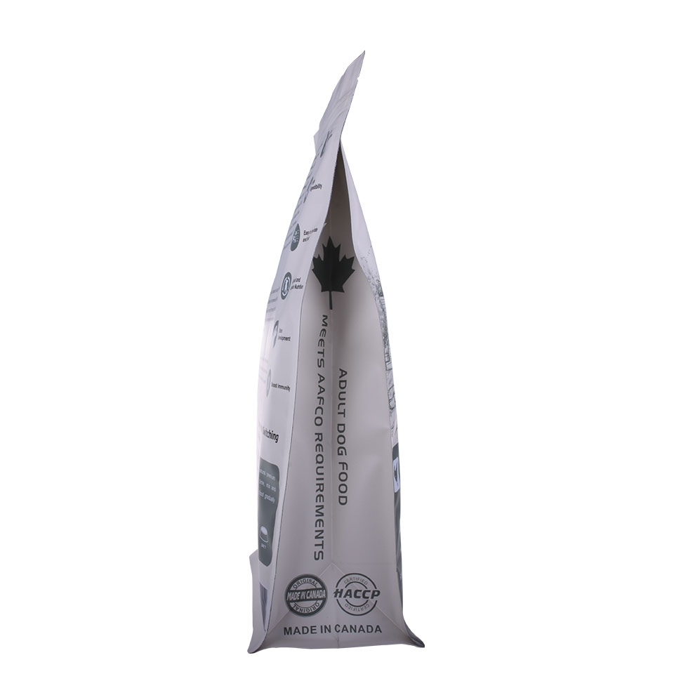 Sac d'emballage alimentaire recyclable imprim&eacute; personnalis&eacute; pour animaux de compagnie, 1,8 kg, pour friandises pour chiens