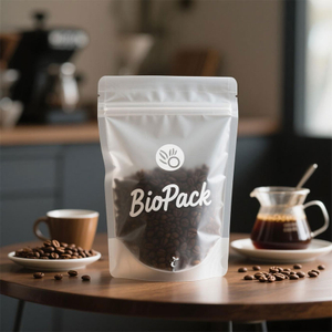 Biologisk nedbrytbare komposterbare kaffeposer