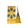 Good Seal Ability Box Bottom Zipper Tea Brown Kraft Paper Bag For Loos Tea