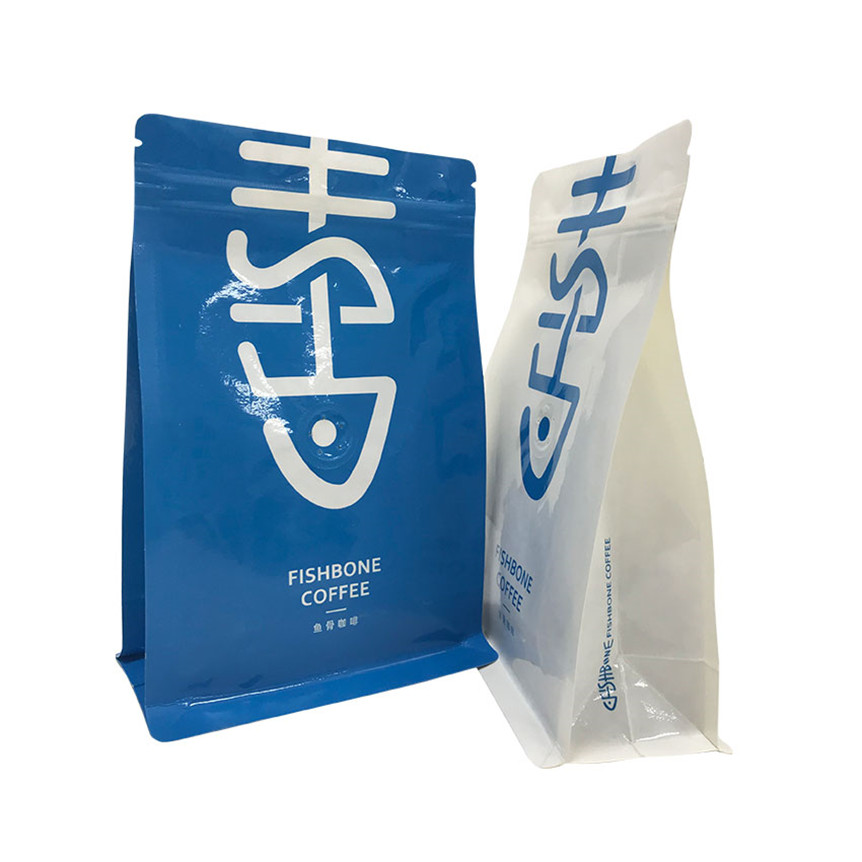 Eco Friendly Compostable Ecological Packaging Valved 12 Oz Coffee Bags with Valve Wholesale