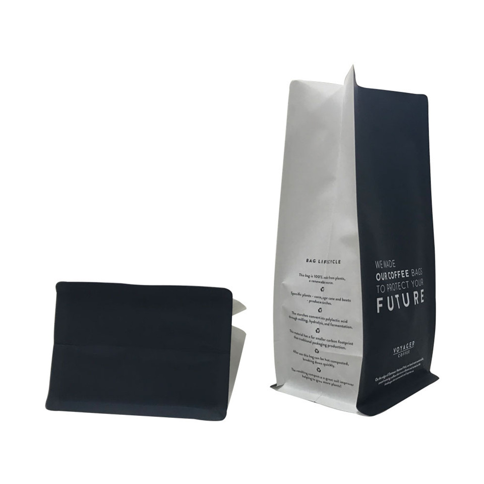 Custom Design Laminated Material Top Quality Biodegradable Materials Coffee Bag Companies