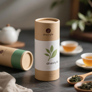 หลอดบรรจุภัณฑ์กระดาษแข็งย่อยสลายได้แบบกำหนดเองสำหรับชา