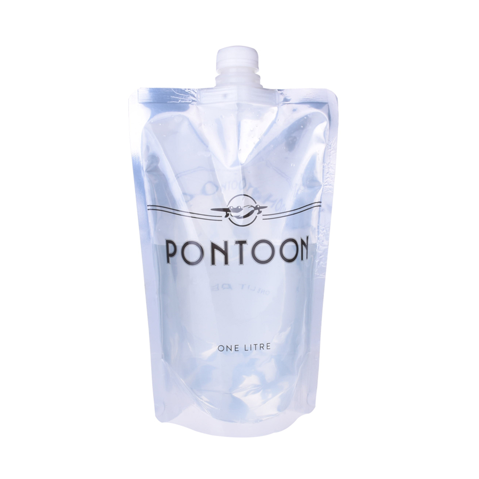 bolsa de bebida de pl&aacute;stico desechable con pico02