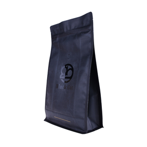 Food Grade Laminated Material Biodegradable Flat Snack Bag For Coffee