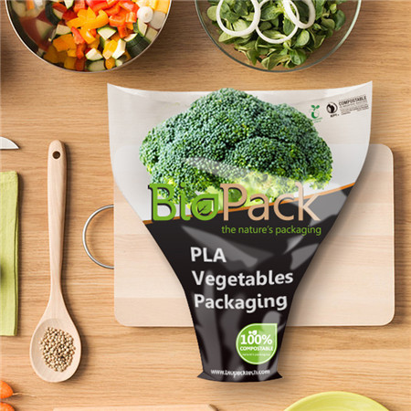 Compostable PLA packaging the food Meat Fish seed bag can reseal Fish Vacuum  Bag China Manufacturer