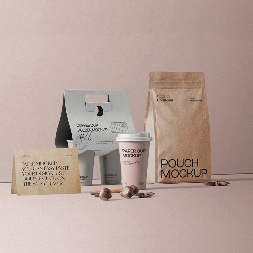 Belas xícaras de café descartáveis ​​de café biodegradável embalagens de café para atacado