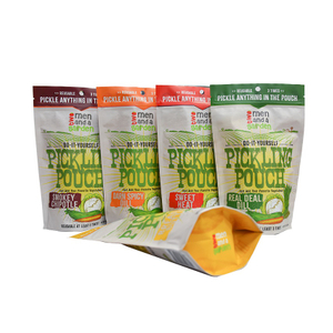 Bolsas c&oacute; thể t&ugrave;y chỉnh T&uacute;i nhựa t&aacute;i chế c&oacute; l&oacute;t giấy bạc cho si&ecirc;u thực phẩm thuần chay