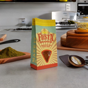 Ekologiczne, laminowane torby SOS z płaskim dnem i nadrukiem na zam&oacute;wienie na chipsy