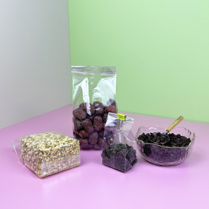 Sacos pl&aacute;sticos transparentes refor&ccedil;ados reciclados de qualidade alimentar no atacado para mercearia