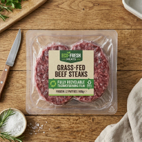 Filme termoformador recicl&aacute;vel de alta barreira para carne congelada