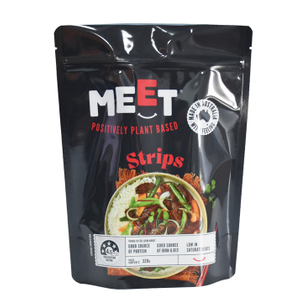 Dịch vụ in t&uacute;i đựng thực phẩm c&oacute; d&acirc;y k&eacute;o t&aacute;i chế PE xanh th&acirc;n thiện với m&ocirc;i trường