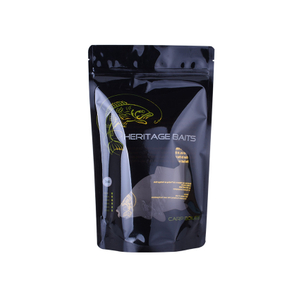Cheap Custom Printed Stand Up Plastic Fishing Bait Zipper Bags for Sale