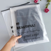 Kemasan Kaos Tas Ziplock Kustom Ramah Lingkungan Grosir