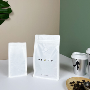 Biologisk nedbrytbare kaffeposer av rispapir Fleksibel emballasje for sm&aring; kaffebrennere