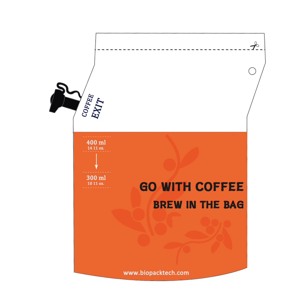 Custom Printing Coffee Brewer Filter Coffee Bag for Hiking And Camping