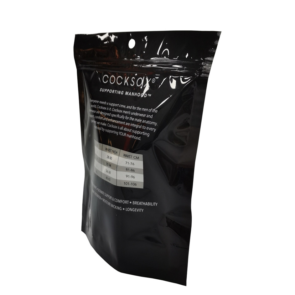 Resealable PLA Corn Starch Underclothes Custom Printing Biodegradable Packaging Zipper Doypack Supplier
