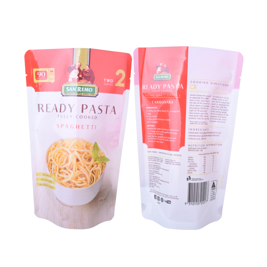 Heat Seal RCPP Stand Up Pouch Retort Pouch Food Plastic Packaging Custom Designs Curry Sauce Bag