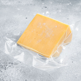 Food Safe High Barrier Transparent Recycle Plastic Vacuum Sealed Cheddar Cheese Bag