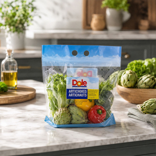 Sacs de l&eacute;gumes surgel&eacute;s &eacute;cologiques avec trous