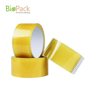 Eco Friendly Compostable PLA Adhesive Clear Parcel Packaging Tape