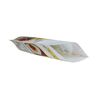 Heat Sealable Biodegradable Resealable Zip Pouch 100% Corn Starch Food Grade High Barrier Compostable Bag Flexible Packaging