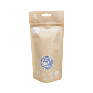 Compostable Kraft Snacks Doypack Resealable Printed Food Bag Stand Bottom Flexible Packaging