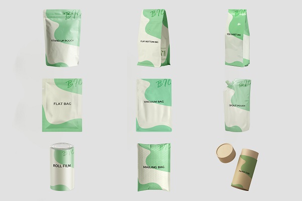 diversi tipi di imballaggio