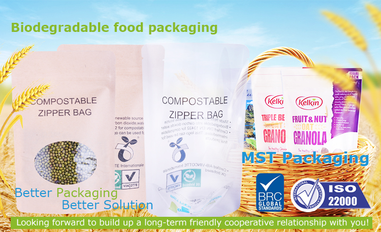User Friendly Natural Look Zipper Rice Paper Pouches Food Grade Gravure  Printing,Rice Paper Pouch