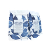 Custom Printed OEM Resealable White Kraft Paper Coffee Pouch Flat Bottom Bag With Valve