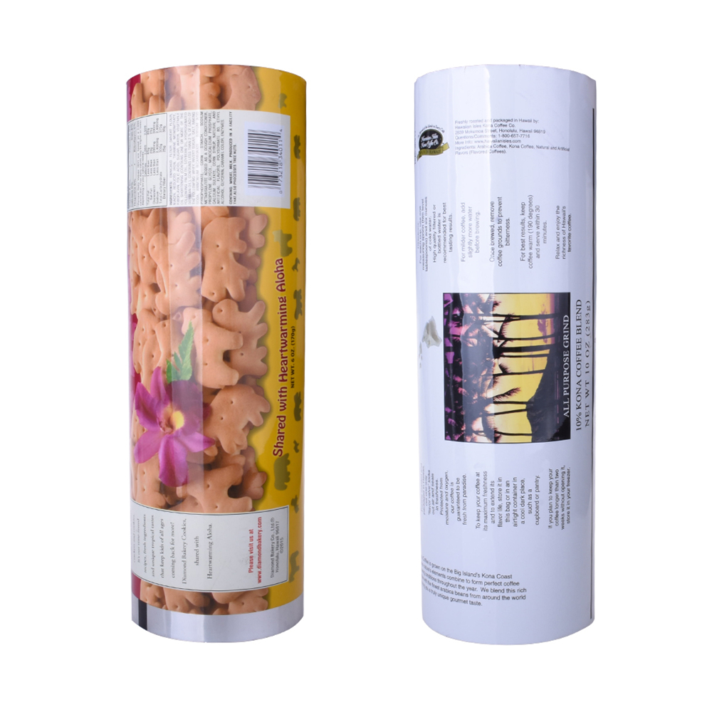 Food Grade Aluminum Foil Customized Design Roll Film for Dried Food