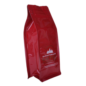 Recyclable Plastic Pouch Coffee Bag with Pocket Zipper