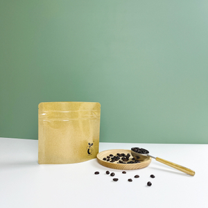 Leicht zu zerrei&szlig;ende, kompostierbare, kindersichere Standbeutel aus gl&auml;nzendem Papier mit Druckverschluss