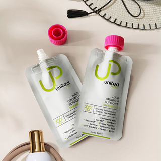 Fleksibilitet Resirkulerbare barnesikre poser for sjampop&aring;fylling