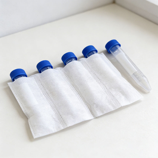 Biohazard pr&oslash;vesamlingspose med absorbent