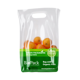 Customized Biodegradable Plastic Shopping Bag for Fruits/ Clothes