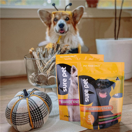 bolsa de golosinas para mascotas