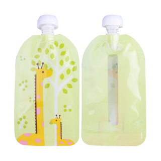 BPA Free Food Safe Innovative Stand Up Spout Pouch Packaging for Baby Fruit Purees