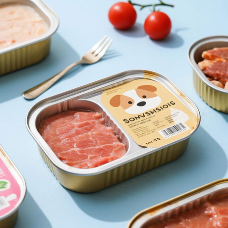 개밥용 맞춤형 크기 알루미늄 호일 식품 용기