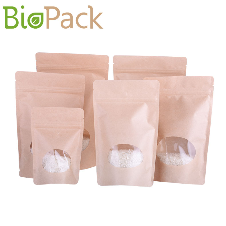 compostable zipper bolsas