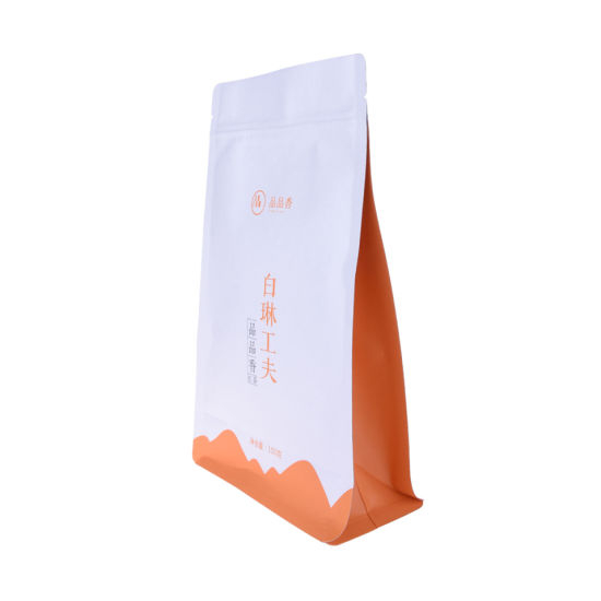 Eco Kraft Paper Biodegradable Plastic Aluminum Foil Coffee Packaging Bags